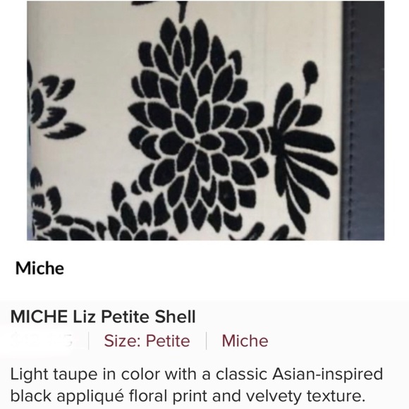 Nwt Miche Red “Liz” collection petite purse shell. 8.”5 x 6.5” - Picture 7 of 7